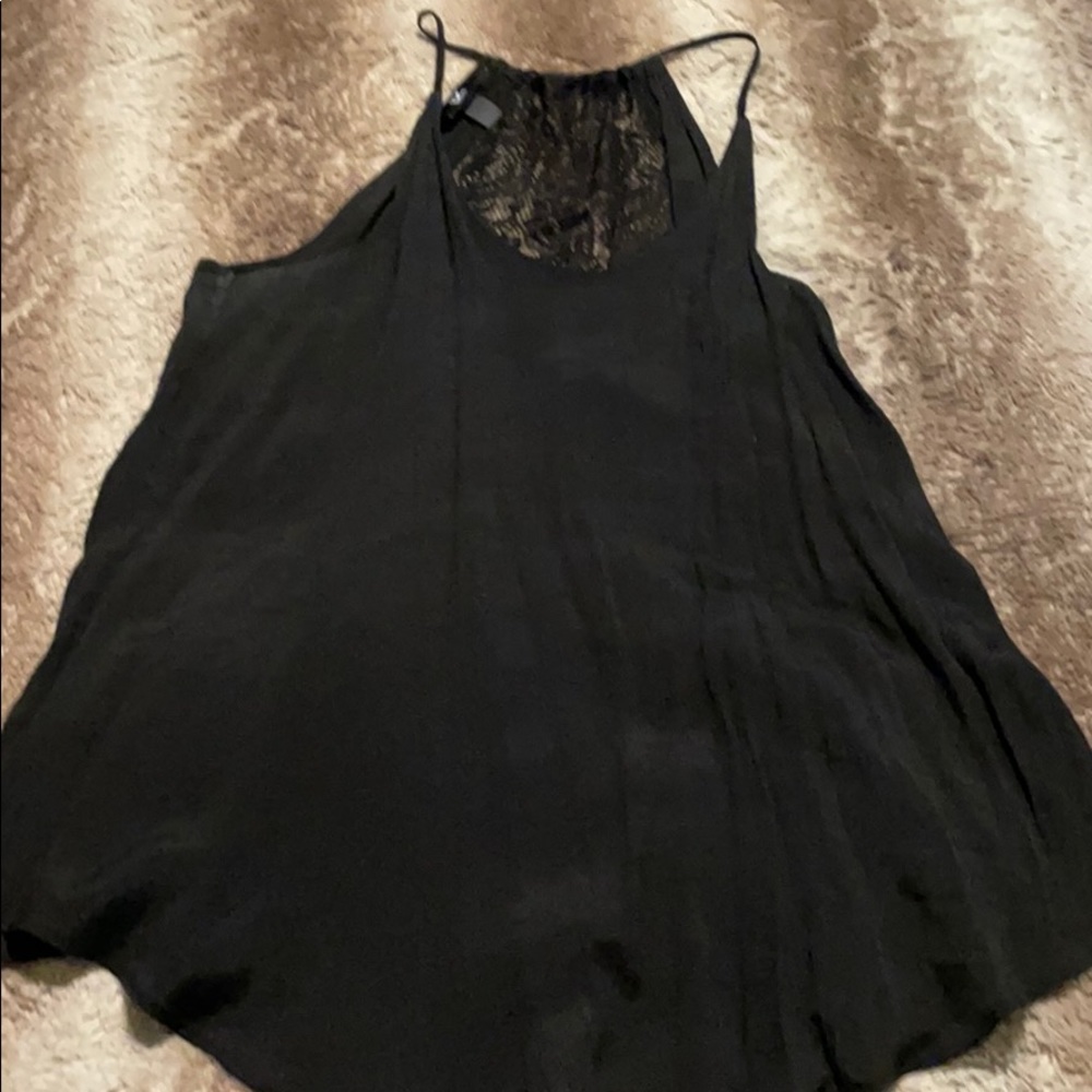 3/$15 Sexy Black Lacy Top